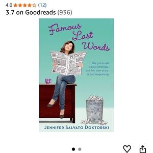 Famous Last Words Book